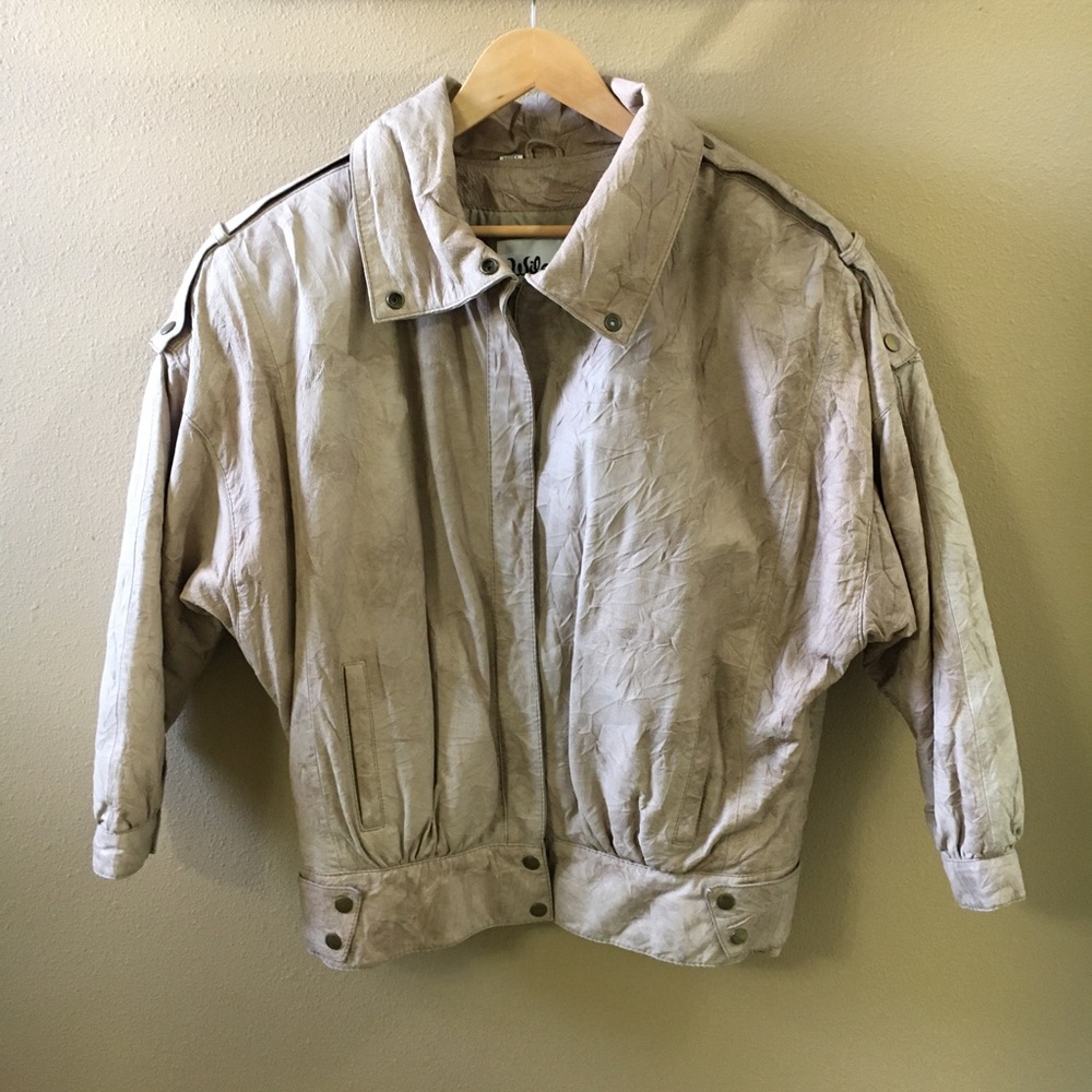Vintage Wilsons Suede & Leather Bomber Jacket EUC